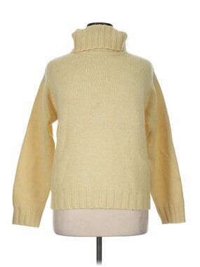Natural Instincts 100% Merino Wool Sweater Women's Size XL Pastel Yellow